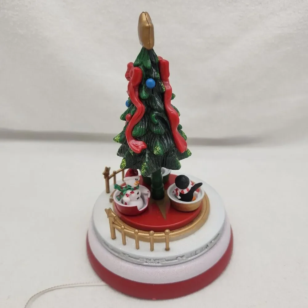 House Christmas Tree Tea Cups Carnival Lighted Musical Pan Asian Creatio Mini 8